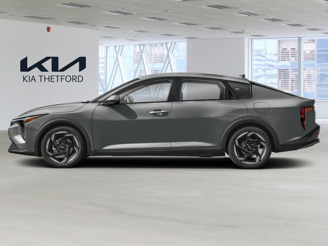 KIA K4 EX + 2025 Gris Thetford Mines - photo #2