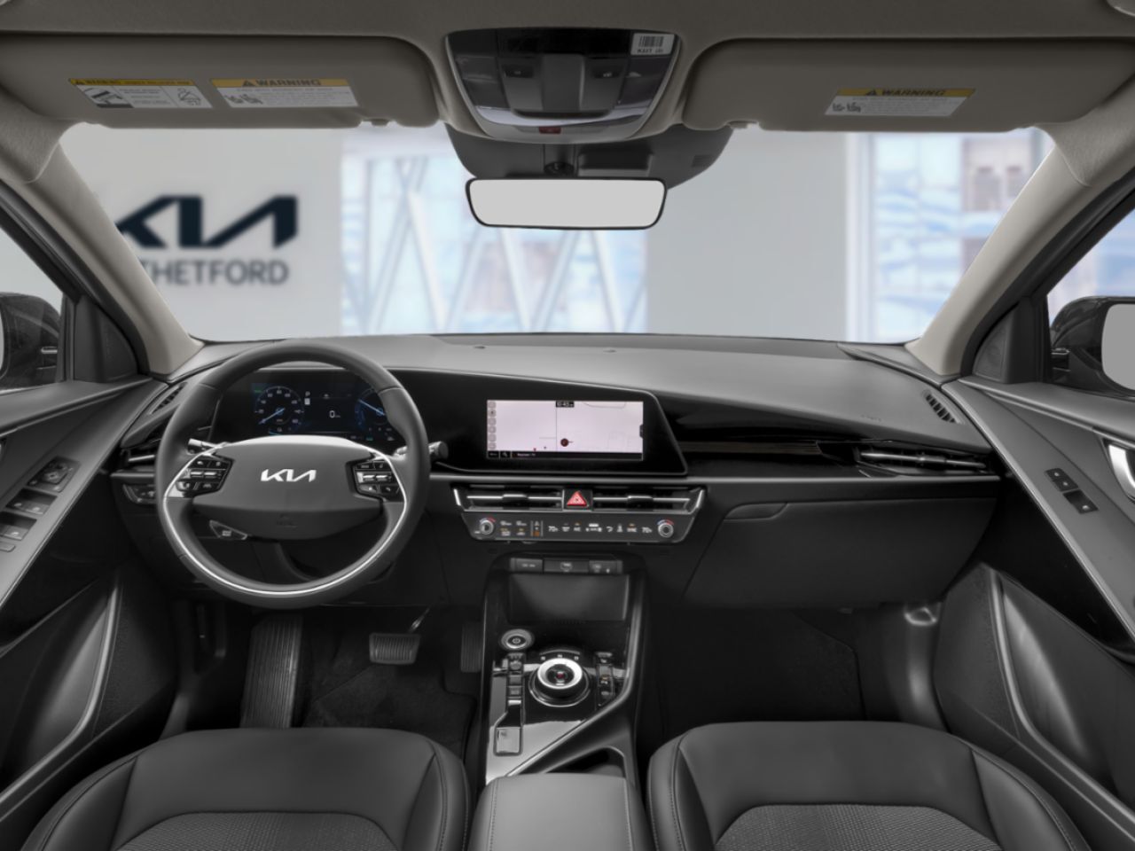 Kia Niro &eacute;lectrique 2026 Vert paysage urbain Thetford Mines - photo #12