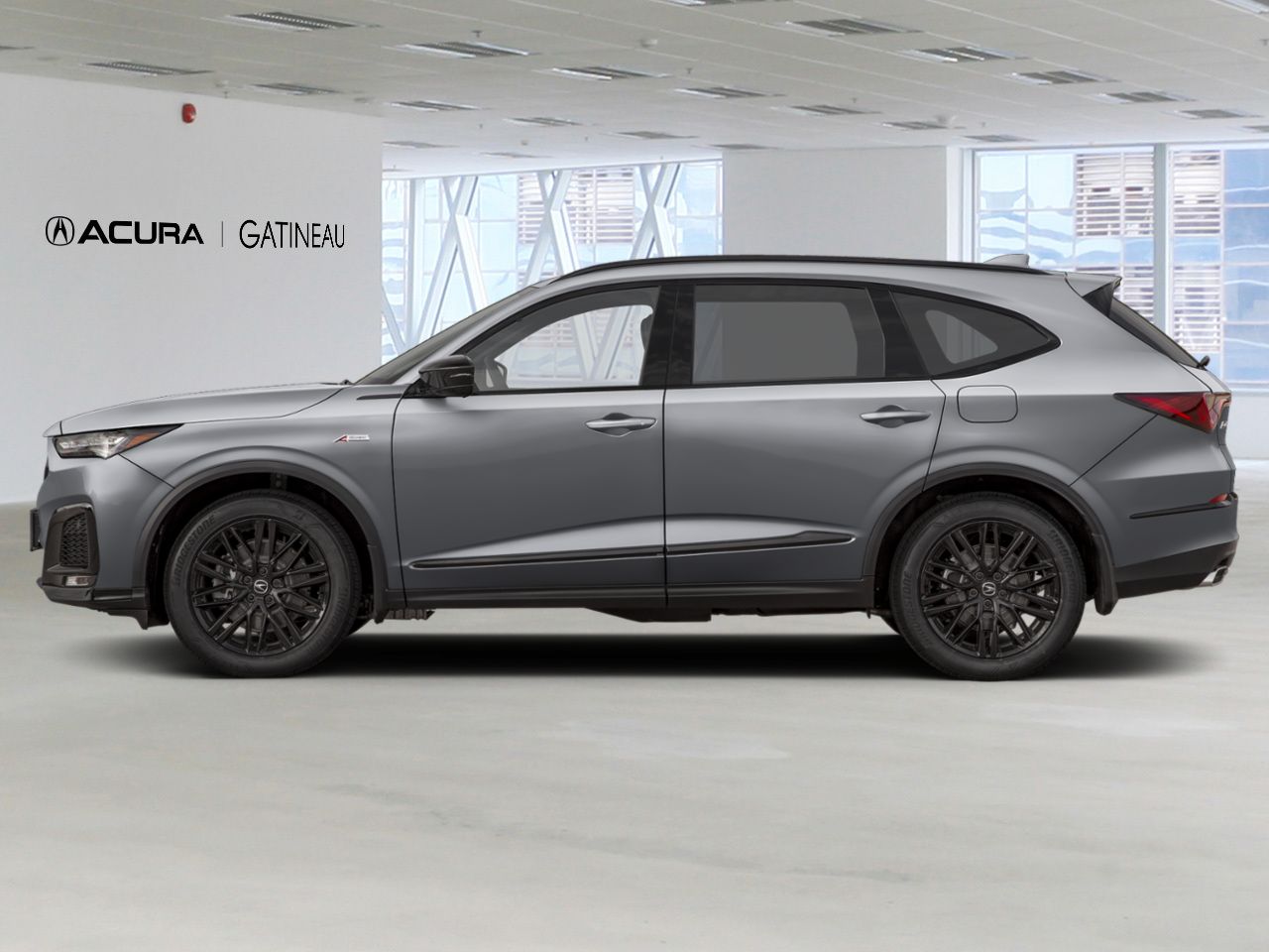 2026 ACURA MDX A-Spec Platinum &Eacute;lite SH-AWD Liquid Carbon Metallic Gatineau - photo #2
