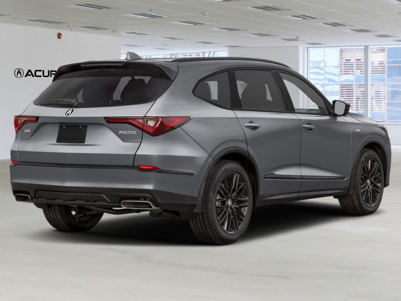 2026 ACURA MDX A-Spec Platinum &Eacute;lite SH-AWD Liquid Carbon Metallic Gatineau - photo #1
