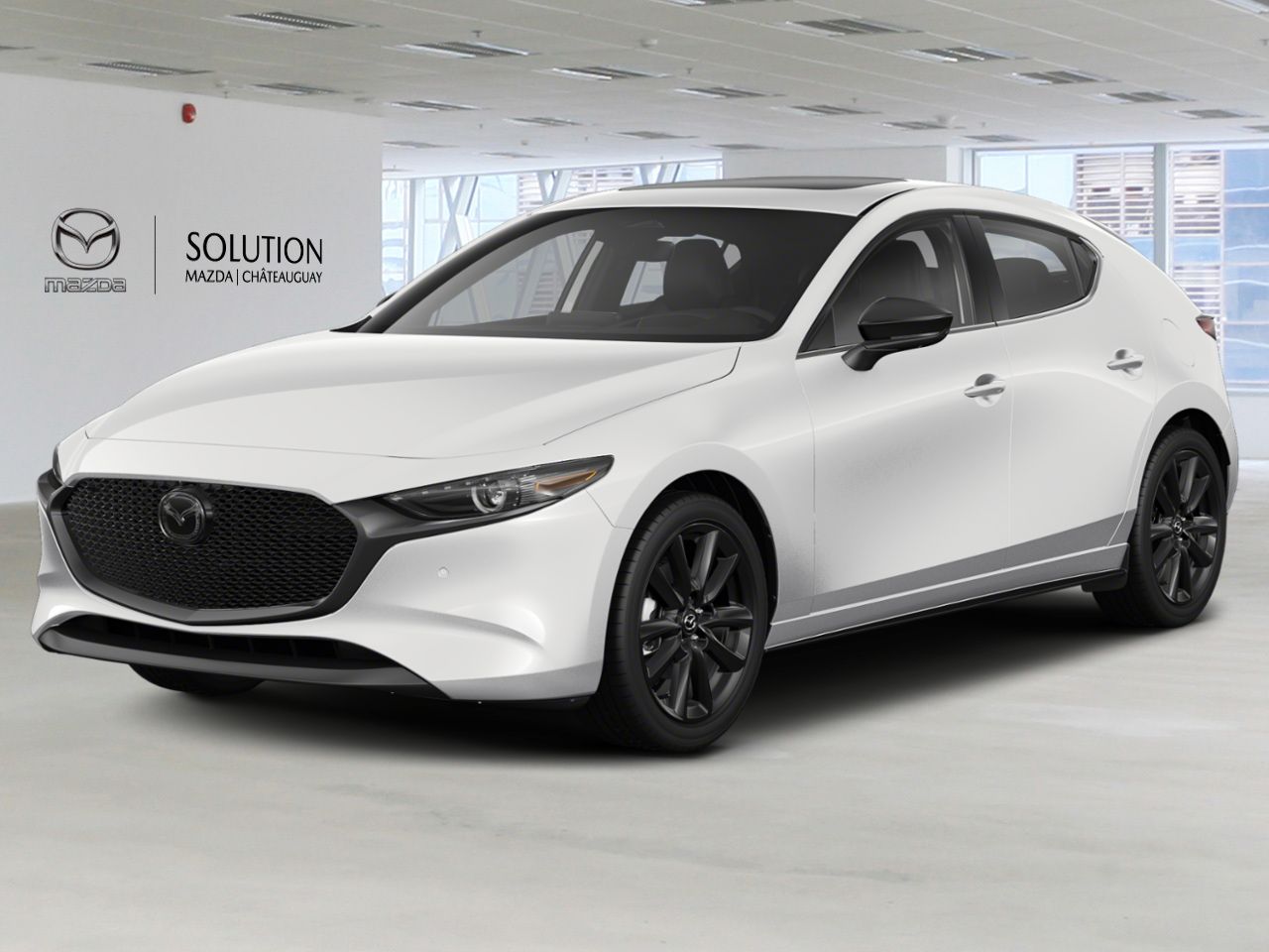 MAZDA Mazda3 Sport GT avec moteur turbo BA TI i-ACTIV 2026 Blanc neige nacr&eacute; Ch&acirc;teauguay - photo #0