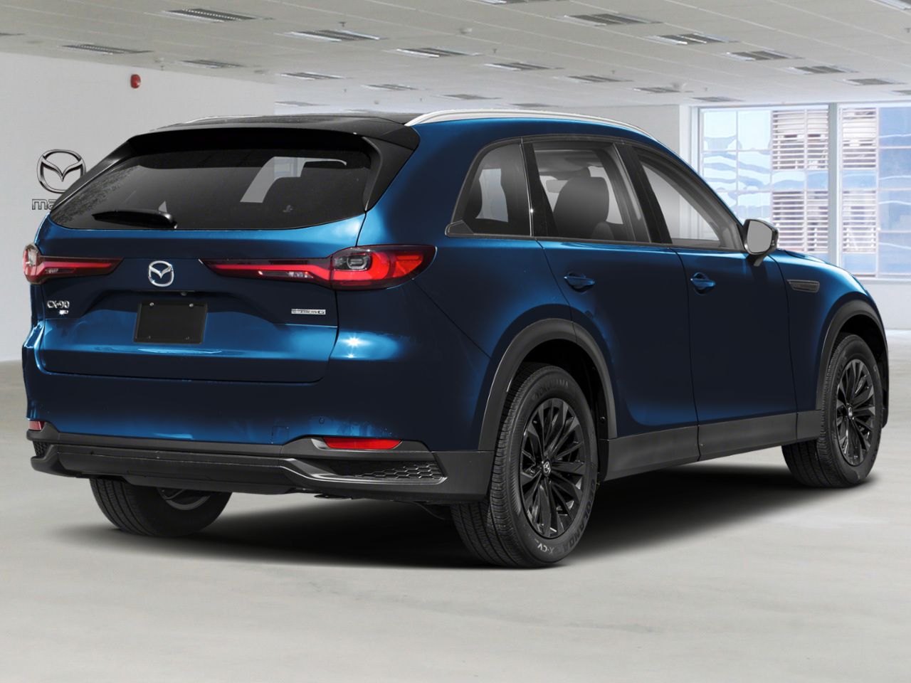 MAZDA CX-90 hybride l&eacute;ger GS-L TI 2026 Bleu cristal fonc&eacute; mica Ch&acirc;teauguay - photo #1