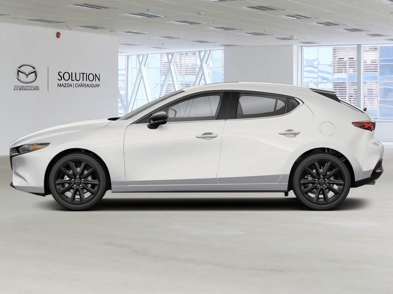 2026 MAZDA Mazda3 Sport GT avec moteur turbo BA TI i-ACTIV Snowflake White Pearl Ch&acirc;teauguay - photo #1