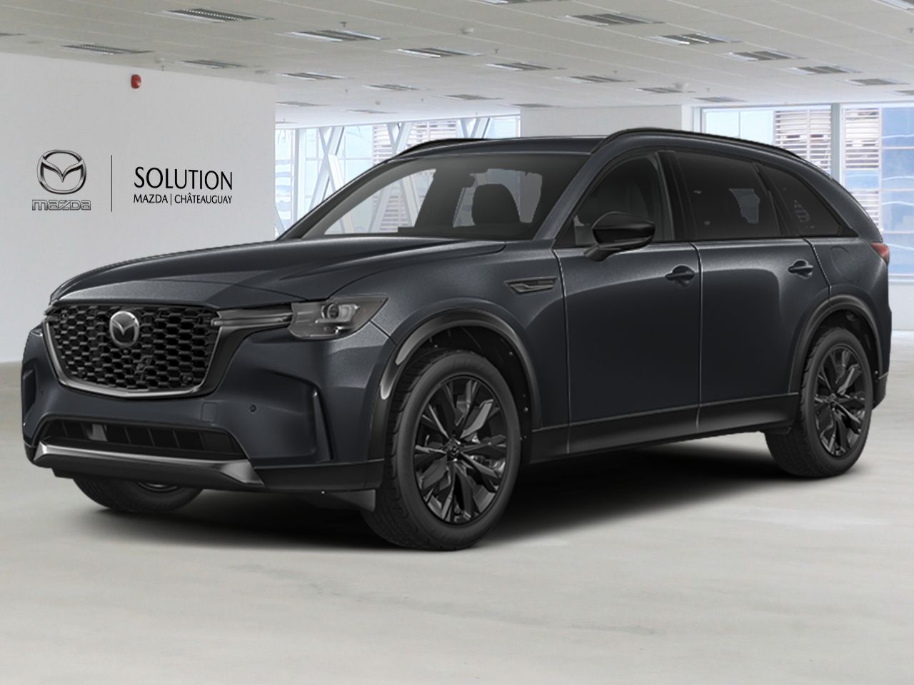 MAZDA CX-90 hybride l&eacute;ger GT-P TI 2026 Noir de jais mica Ch&acirc;teauguay - photo #0