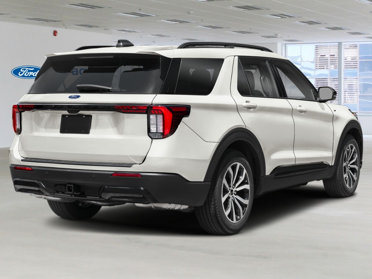 Ford Explorer 2026 Blanc astral m&eacute;tallis&eacute; trois couches Rouyn-Noranda - photo #1