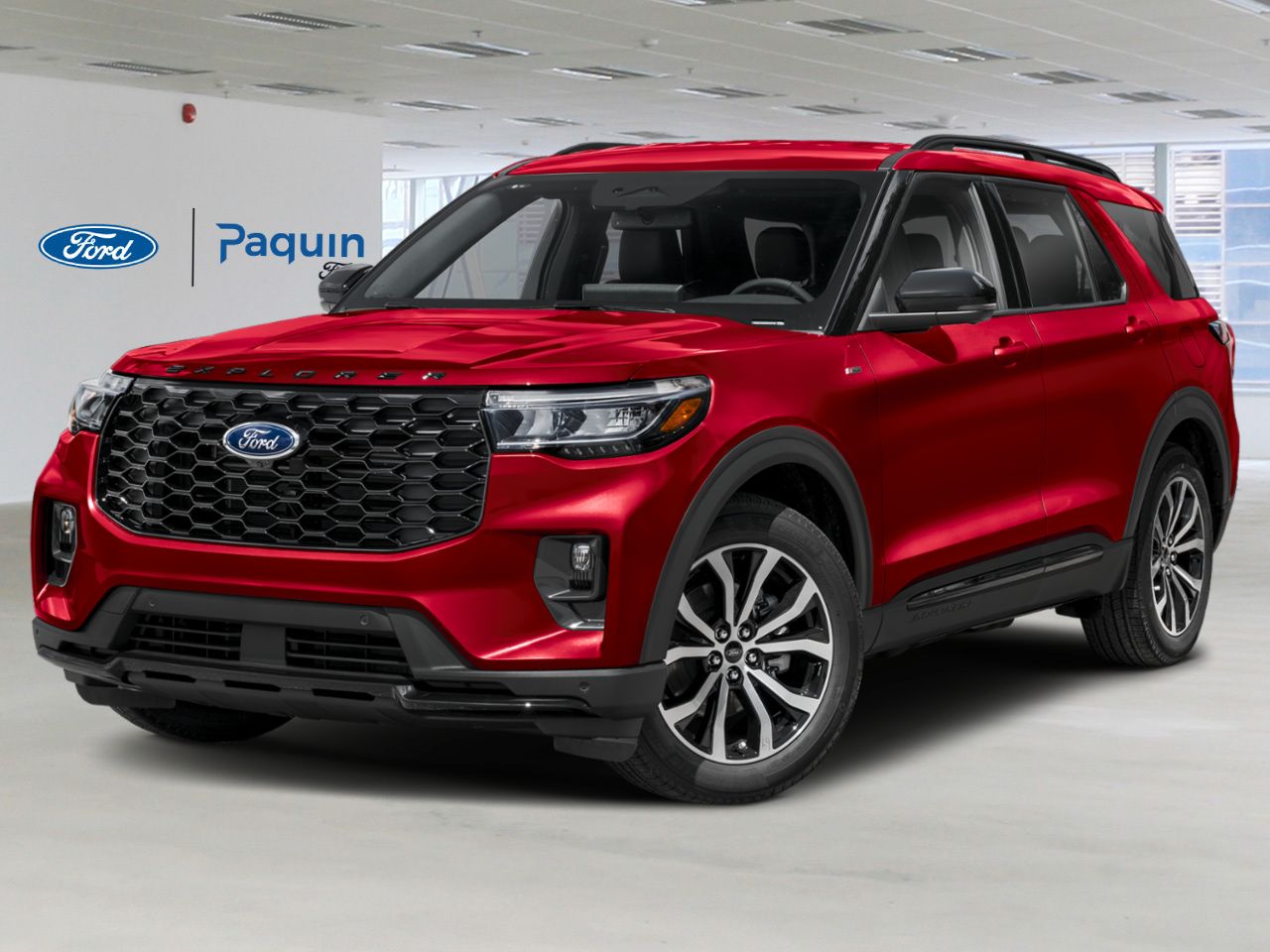 2026 Ford Explorer Rapid Red Metallic Tinted Clearcoat Rouyn-Noranda - photo #0