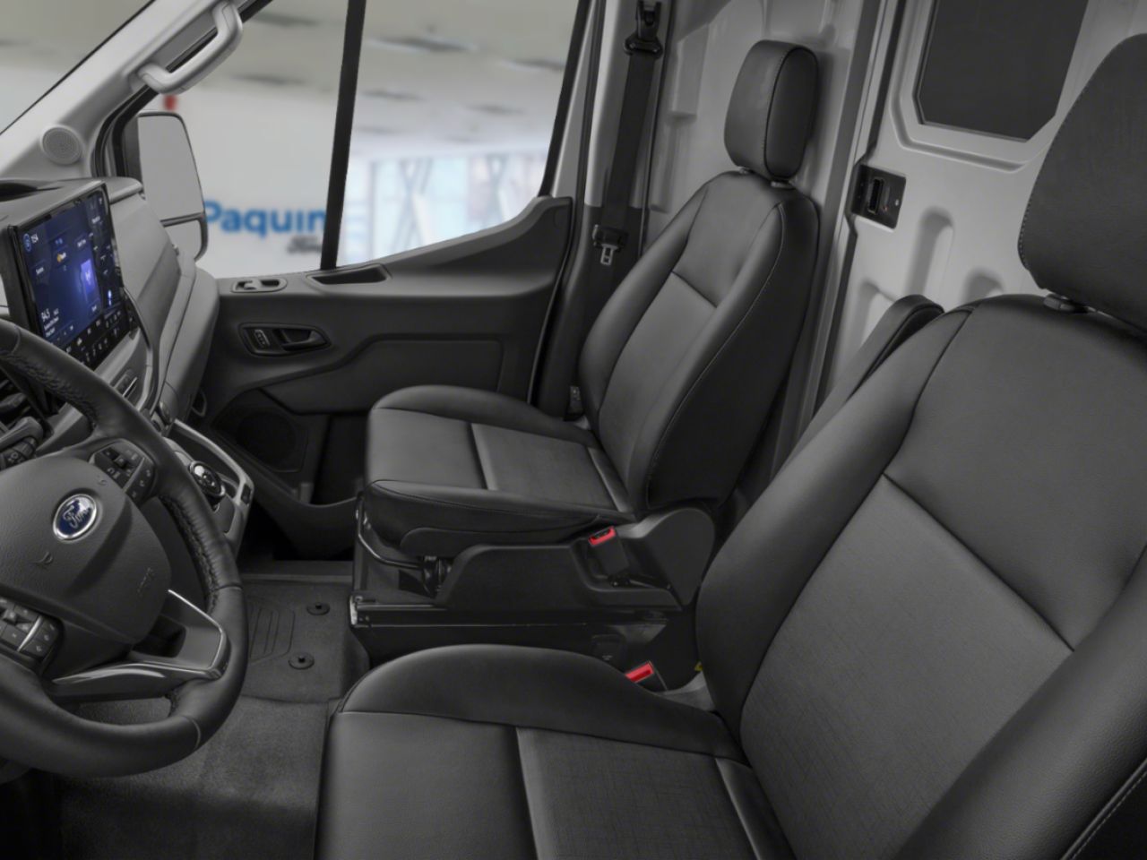 2025 Ford E-Transit Cargo Van Oxford White Rouyn-Noranda - photo #10