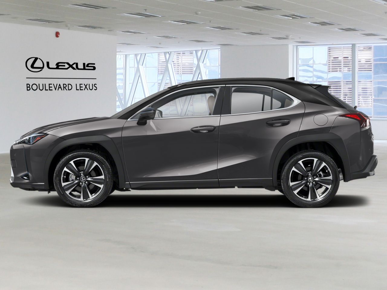 2025 Lexus UX GRIS ORAGE AVEC TOIT NOIR Quebec - photo #2