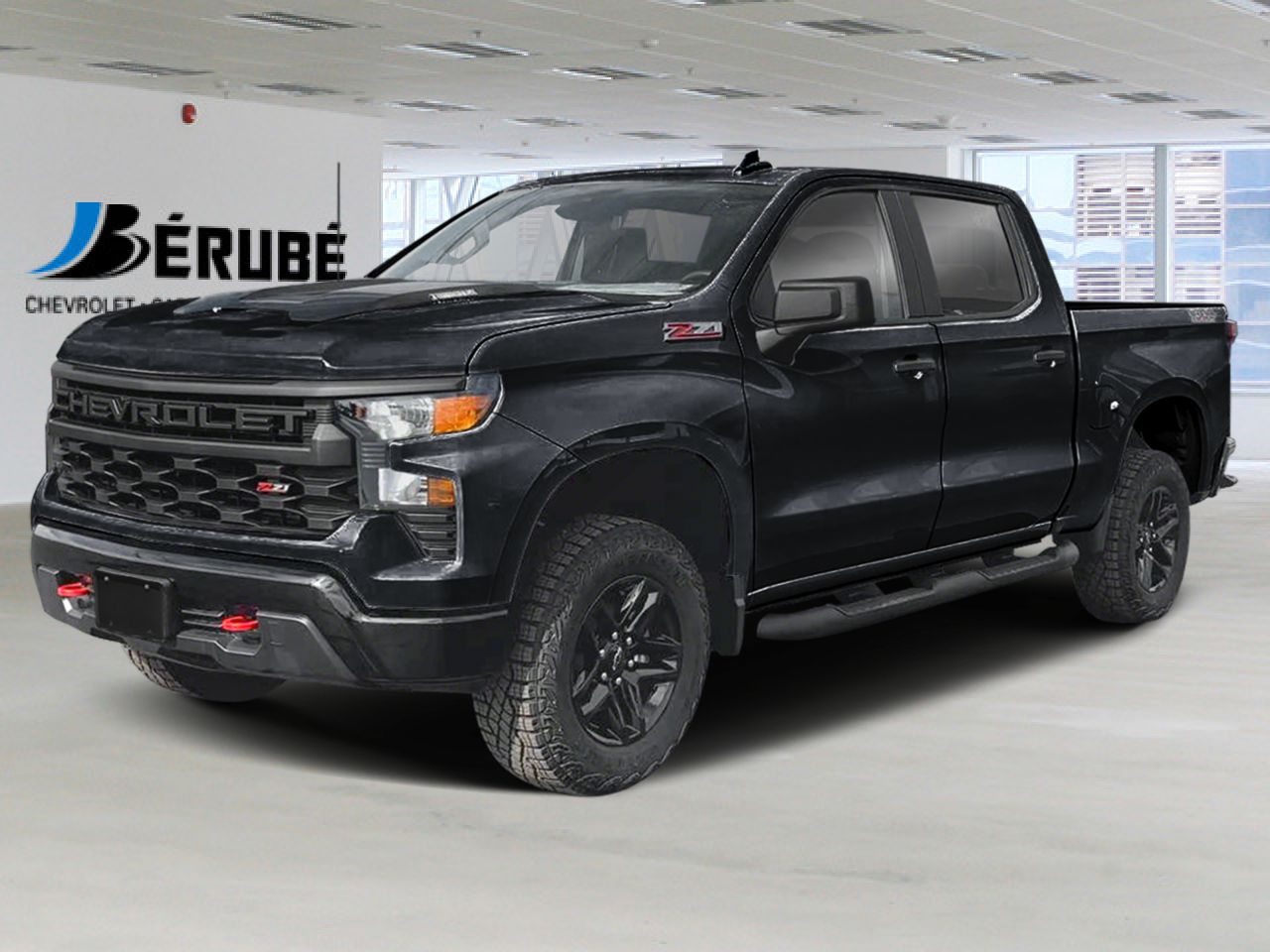 CHEVROLET Silverado 1500 K1500 SILVERADO CREW CAB CUSTOM TRAIL BOSS STD/BOX (2CX) 2026 NOIR Rivi&egrave;re-du-Loup - photo #0