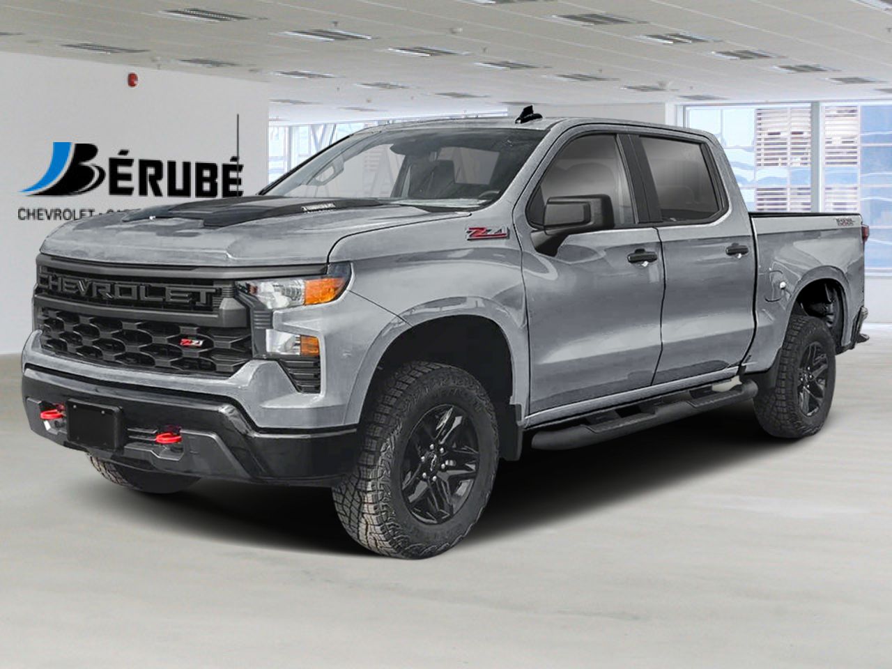 2026 CHEVROLET Silverado 1500 K1500 SILVERADO CREW CAB CUSTOM TRAIL BOSS STD/BOX (2CX) STERLING GREY METALLIC Rivi&egrave;re-du-Loup - photo #0
