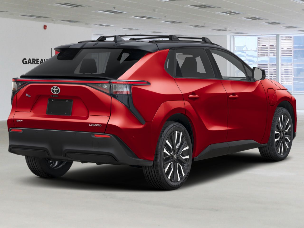 Toyota bZ Limited TI 2026 Rouge supersonique avec toit noir Val-d'Or - photo #1