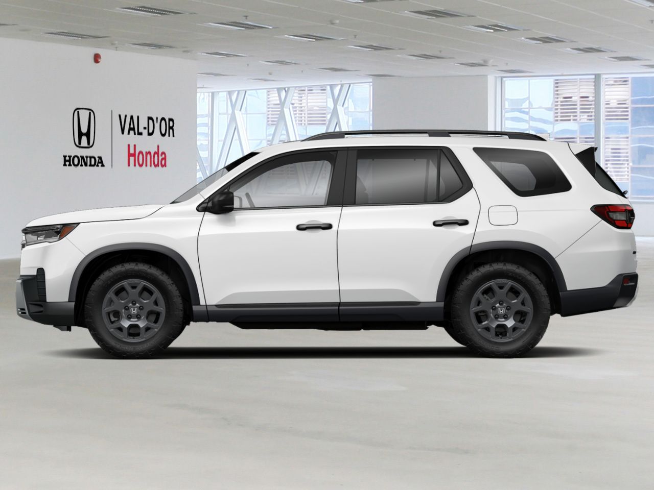 HONDA Pilot TrailSport TI 2026 Blanc platine nacr&eacute; Val-d'Or - photo #1