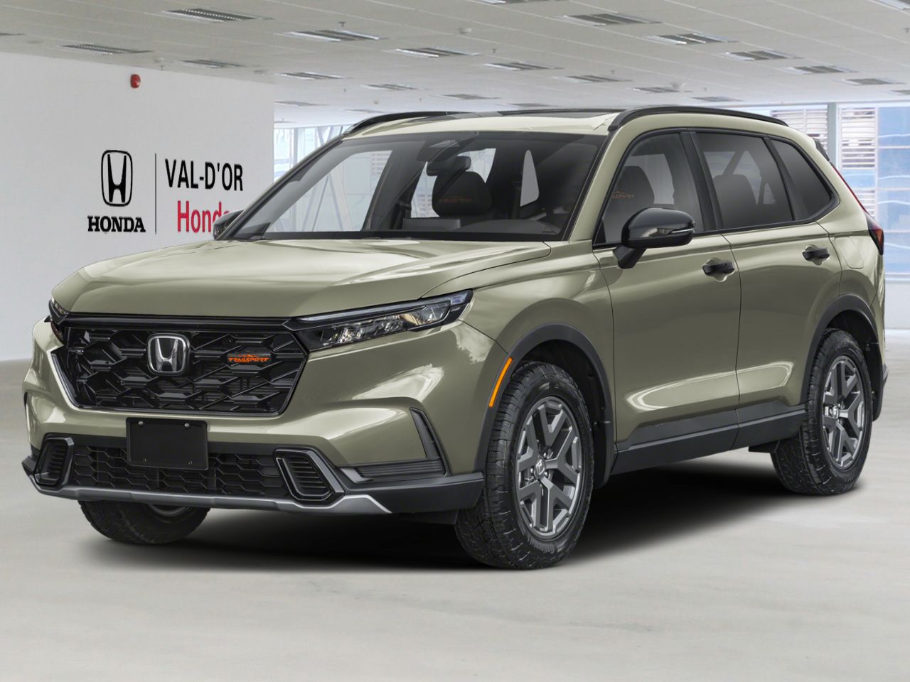 2026 HONDA CR-V Hybrid TrailSport TI Ash Green Metallic Val-d'Or - photo #0