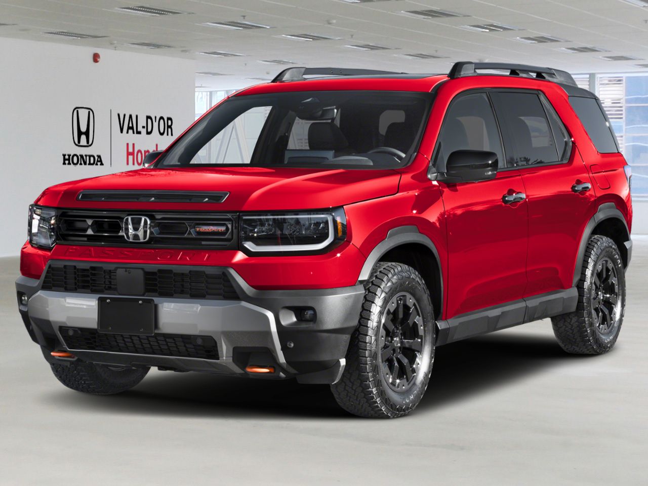 HONDA Passport TrailSport Touring TI 2026 Rouge radieux m&eacute;tallis&eacute; II Val-d'Or - photo #0