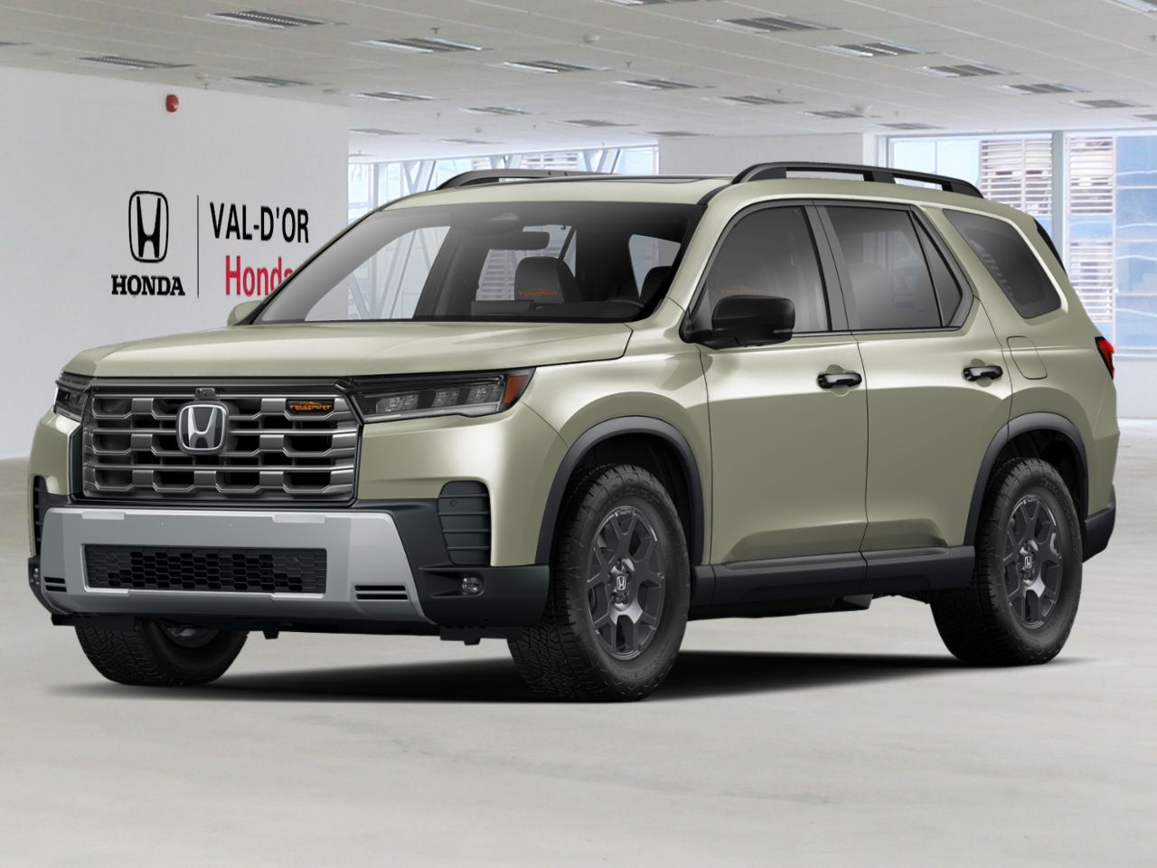 HONDA Pilot TrailSport TI 2026 Vert cendr&eacute; m&eacute;tallis&eacute; Val-d'Or - photo #0