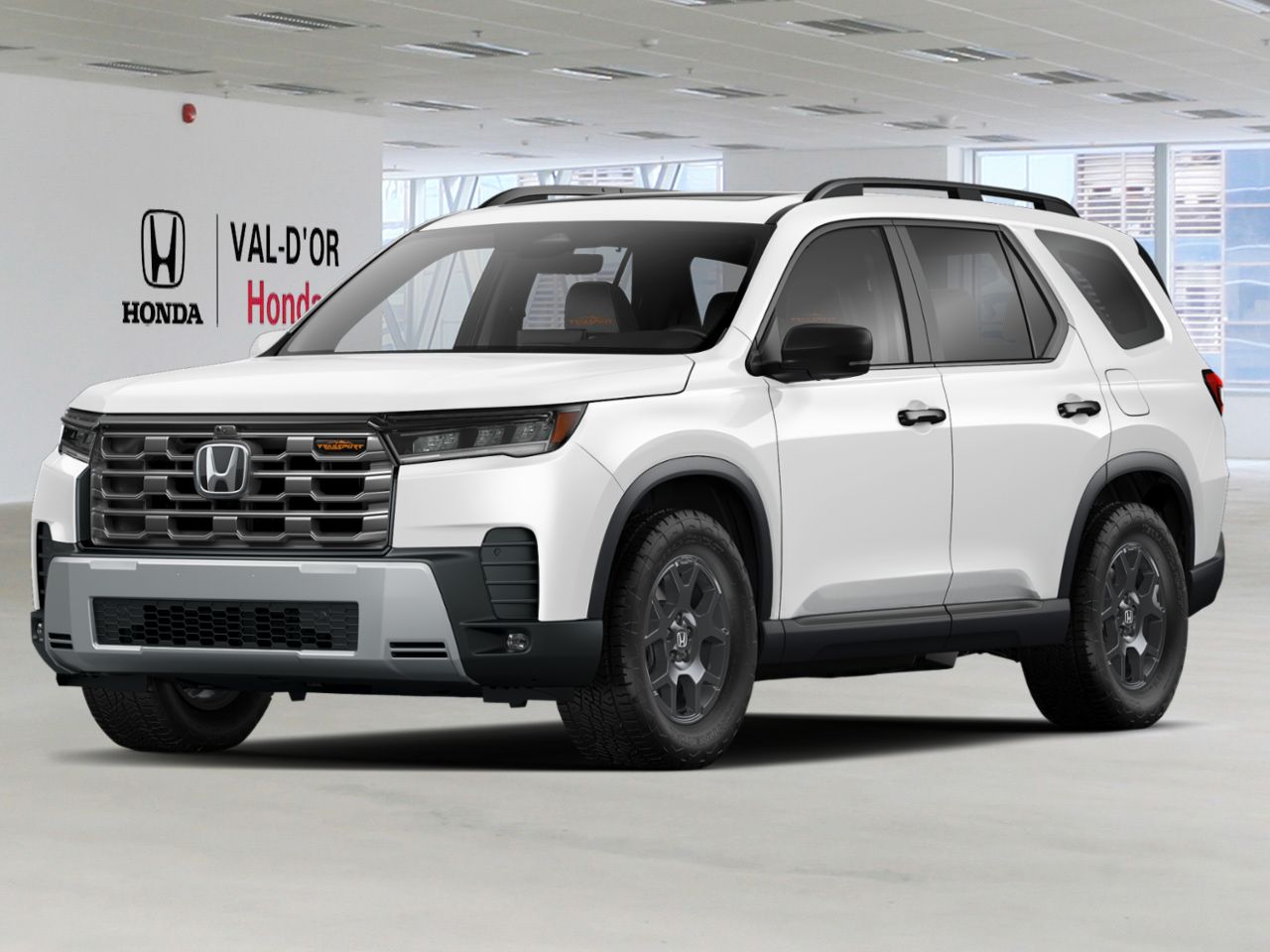 HONDA Pilot TrailSport TI 2026 Blanc platine nacr&eacute; Val-d'Or - photo #0