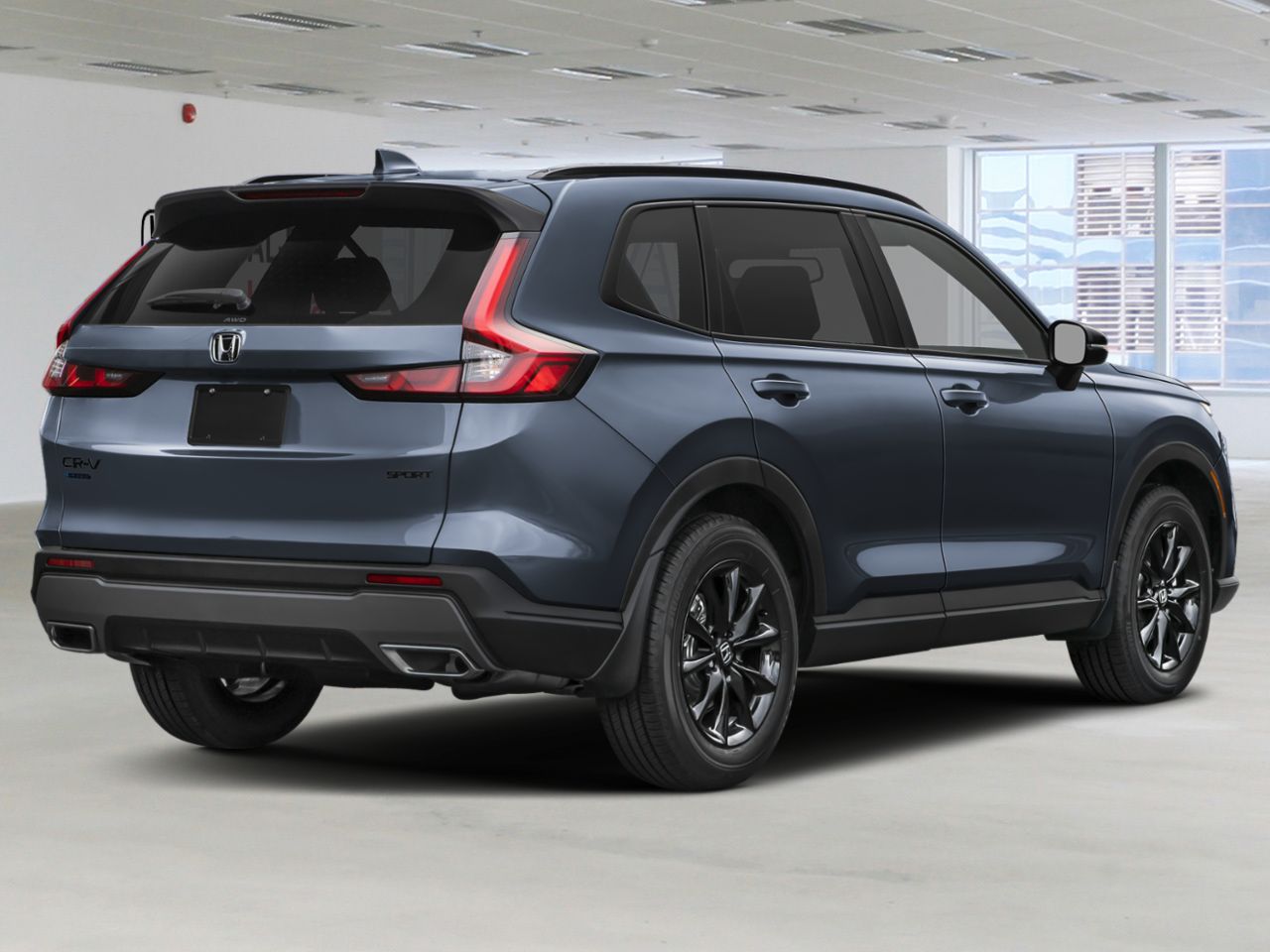 HONDA CR-V hybride Sport Traction Int&eacute;grale 2026 Gris m&eacute;t&eacute;orite m&eacute;tallis&eacute; Val-d'Or - photo #2