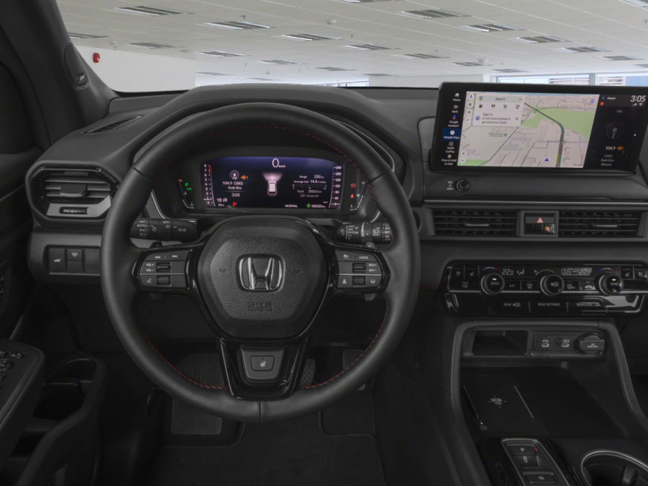 2026 HONDA Pilot Black Edition Traction Int&eacute;grale Crystal Black Pearl Val-d'Or - photo #4