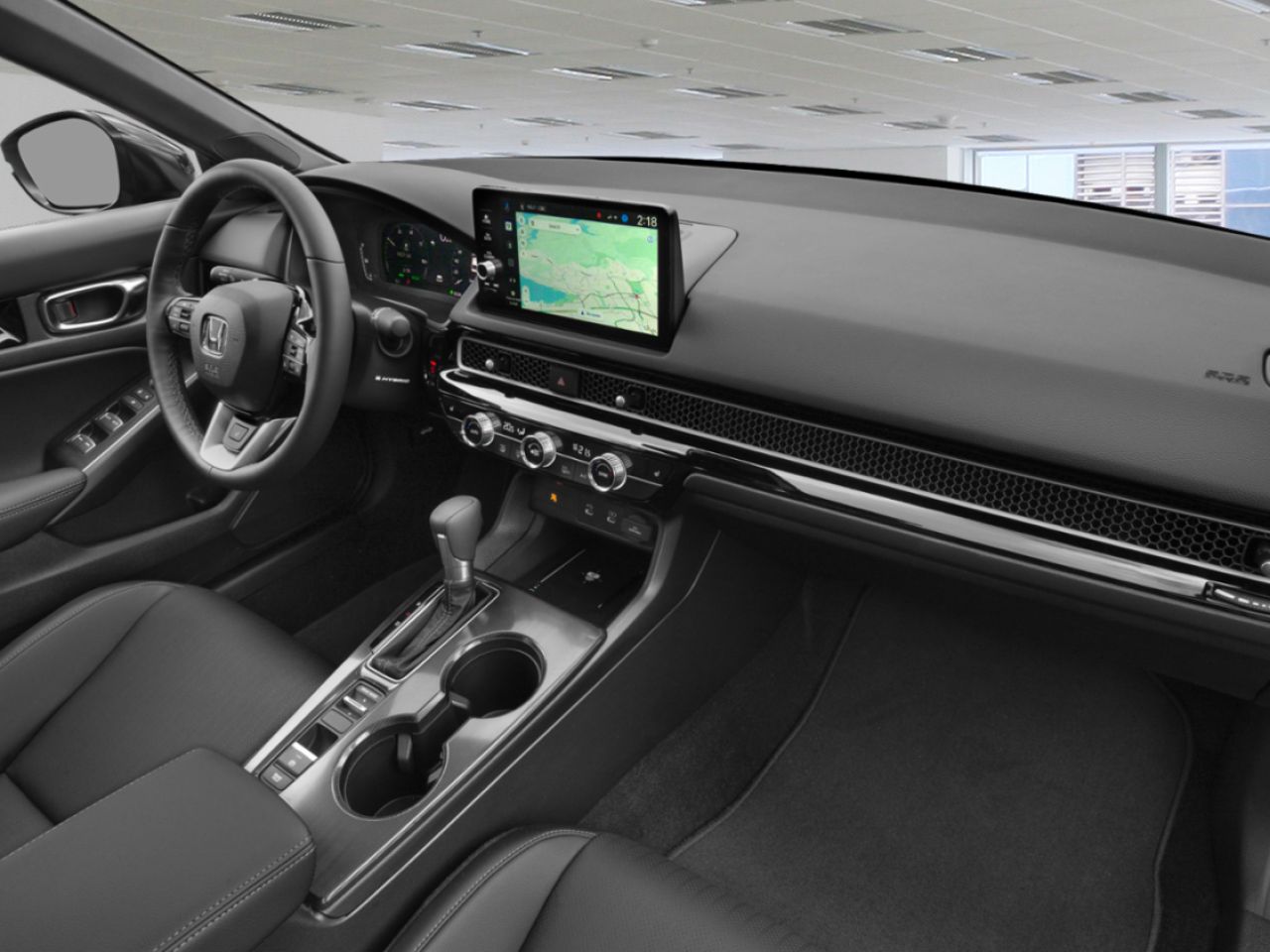 HONDA Civic hybride berline Sport Touring eCVT 2026 Lagon bleu nacr&eacute; Val-d'Or - photo #3