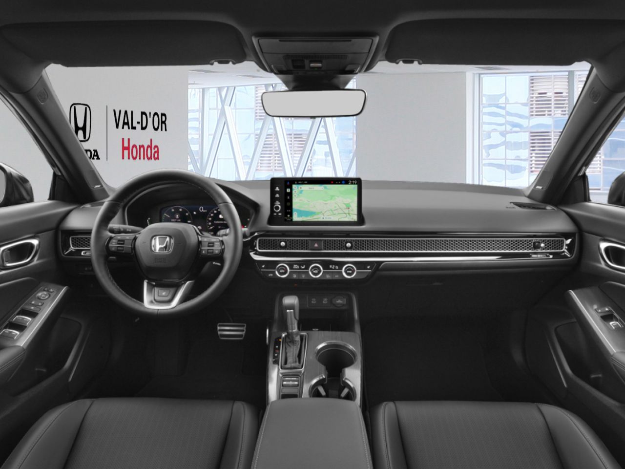 HONDA Civic hybride berline Sport Touring eCVT 2026 Lagon bleu nacr&eacute; Val-d'Or - photo #10