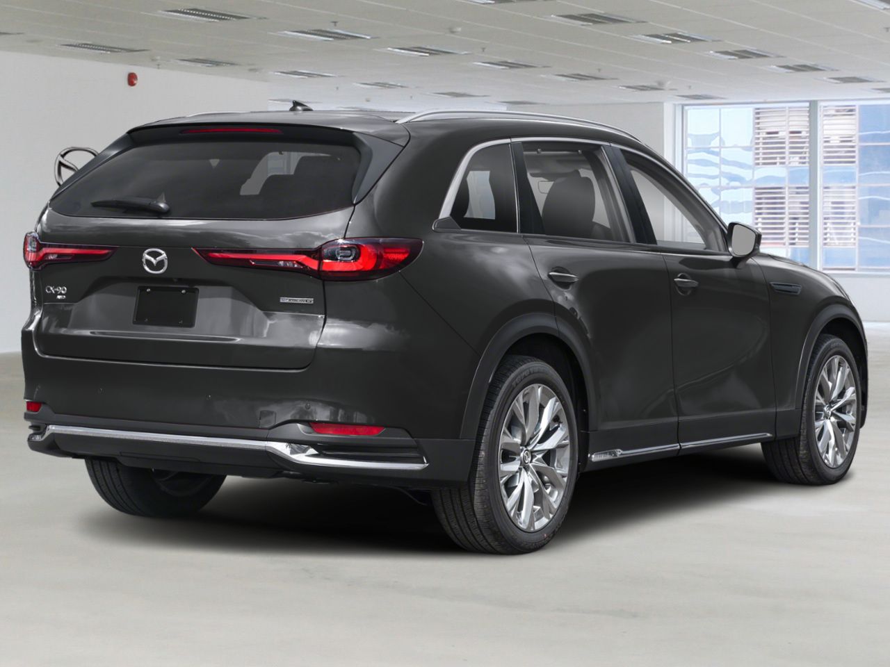 2025 Mazda CX-90 MHEV GT TI Machine Grey Metallic Gatineau - photo #2