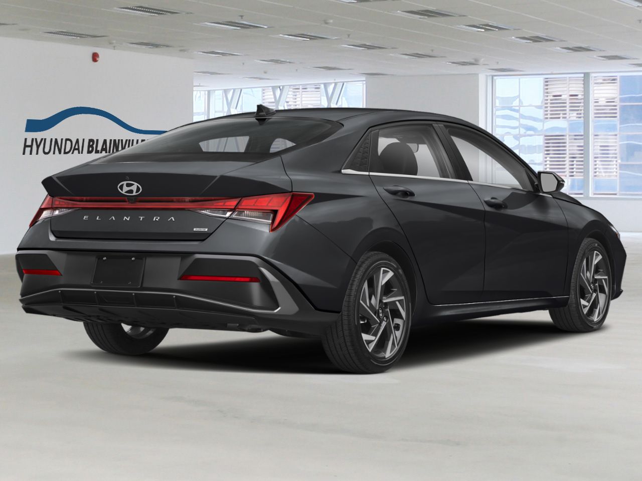 2026 Hyundai Elantra Hybrid Black Blainville - photo #2