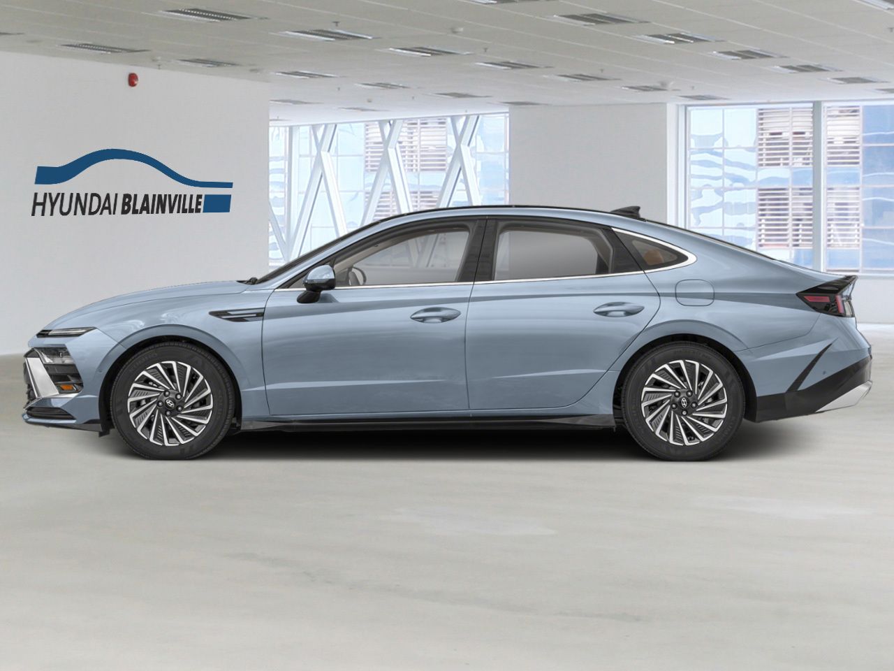 Hyundai Sonata Hybride 2026 Bleu transmission Blainville - photo #2