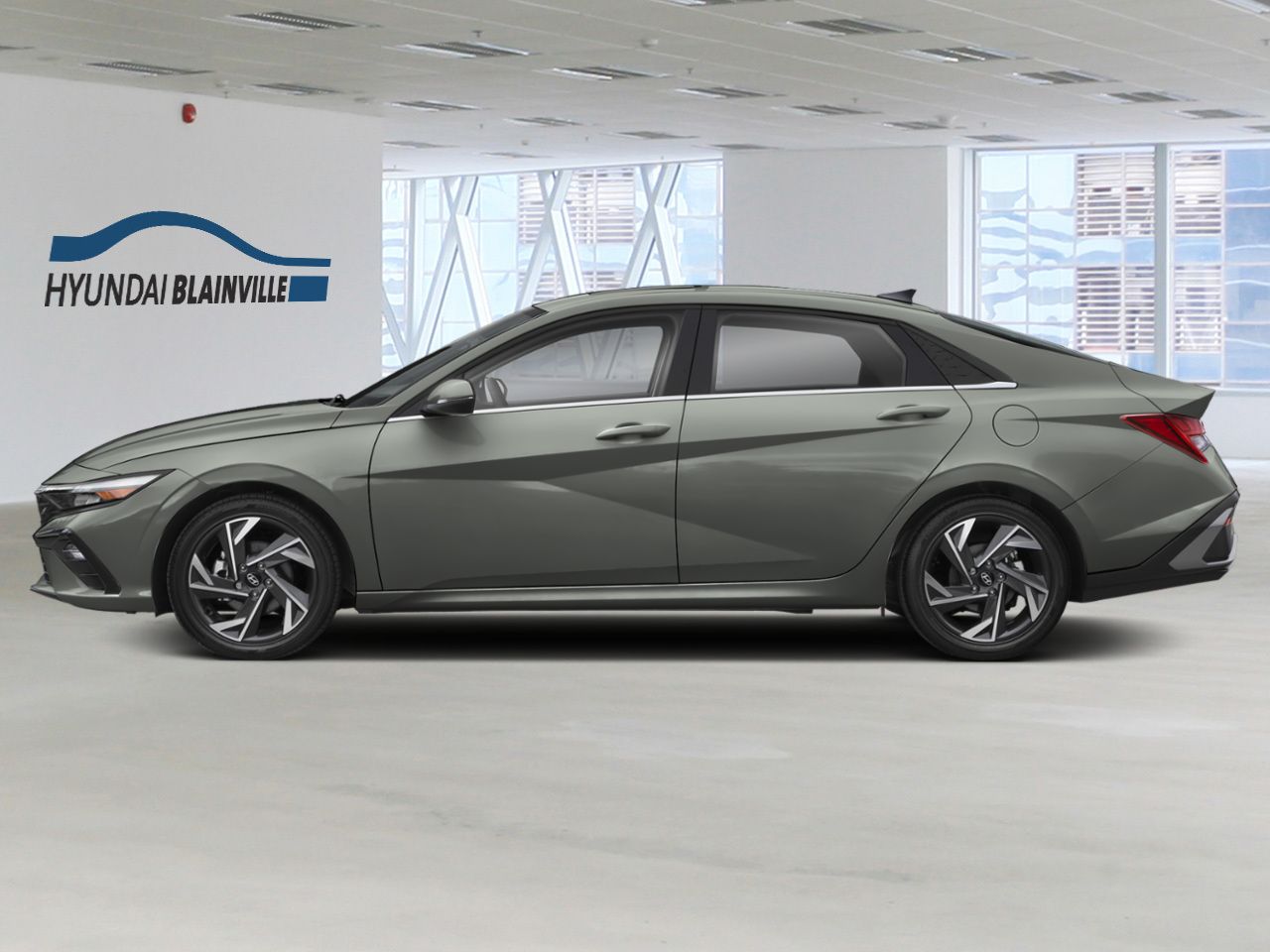Hyundai Elantra hybride 2026 Gris amazonien Blainville - photo #1