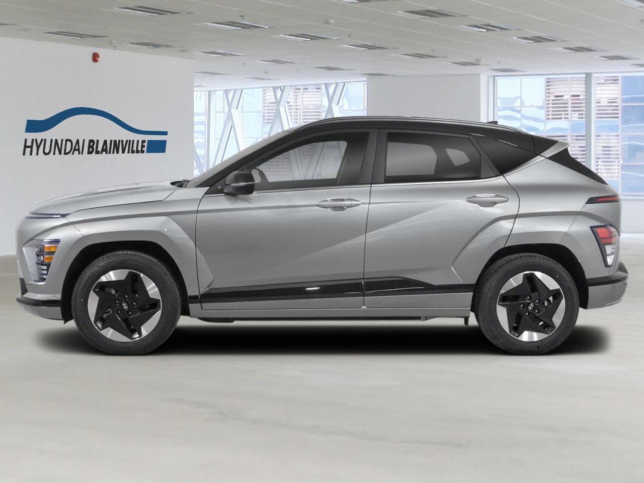 Hyundai Kona &eacute;lectrique 2026 CYBER GREY W ABYSS BLACK ROOF Blainville - photo #1