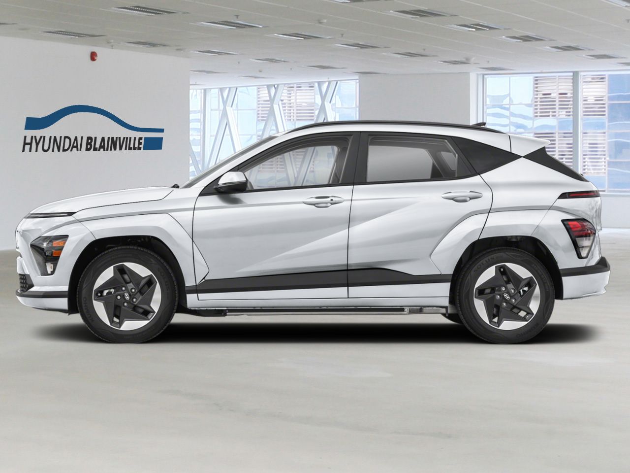 Hyundai Kona &eacute;lectrique 2026 Blanc Atlas Blainville - photo #2