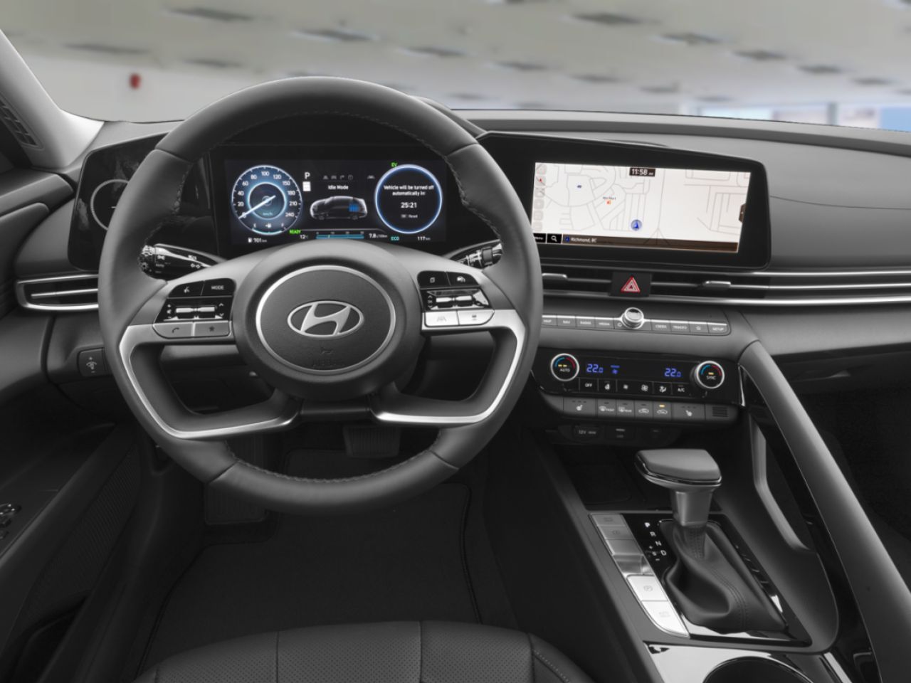 Hyundai Elantra hybride 2026 Gris amazonien Blainville - photo #10