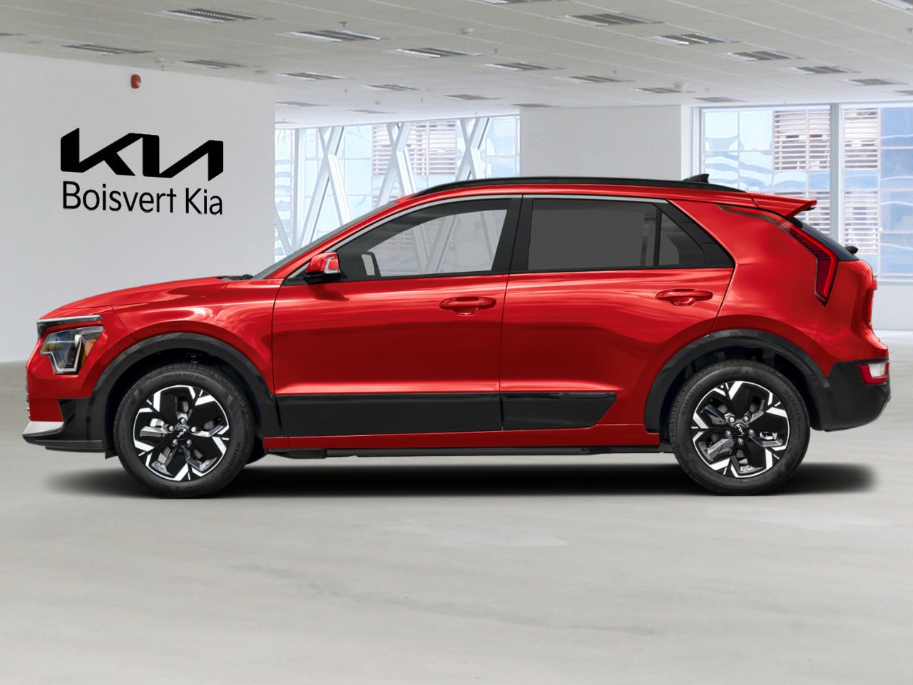 Kia Niro &eacute;lectrique 2026 Rouge flamboyant Blainville - photo #1
