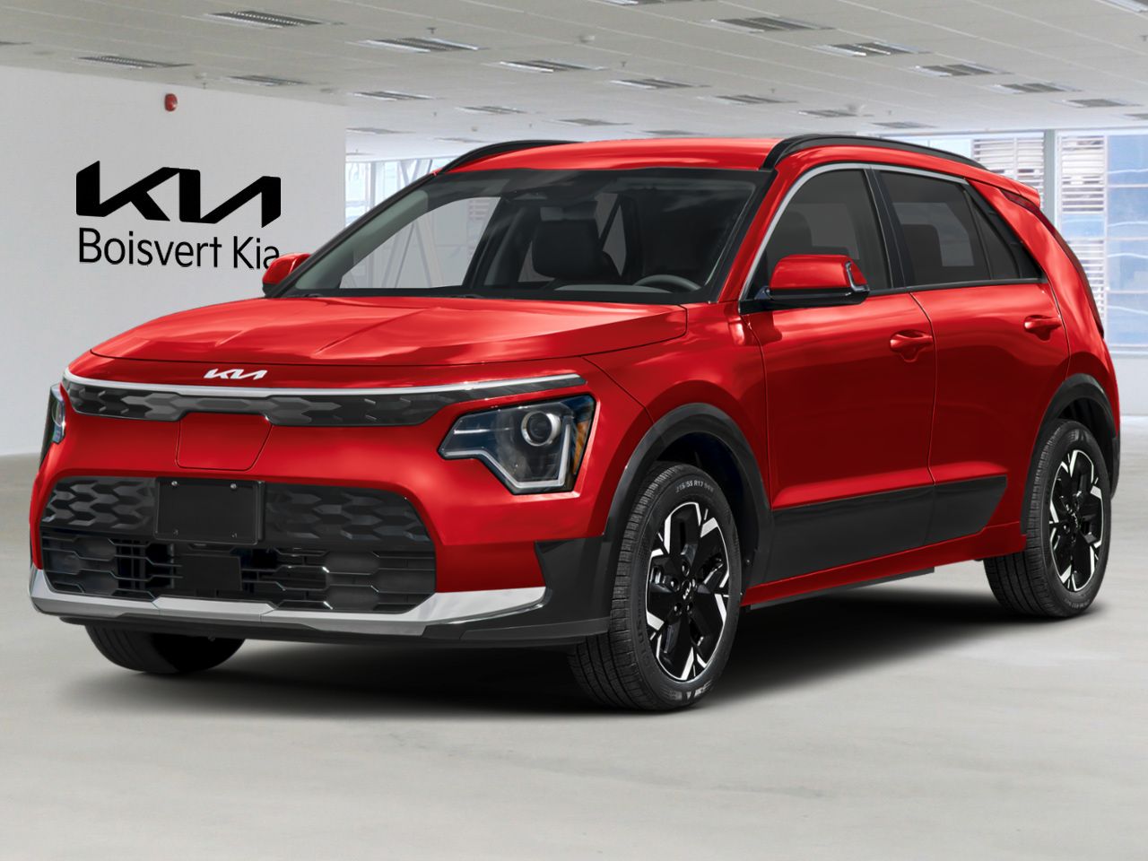 Kia Niro &eacute;lectrique 2026 Rouge flamboyant Blainville - photo #0