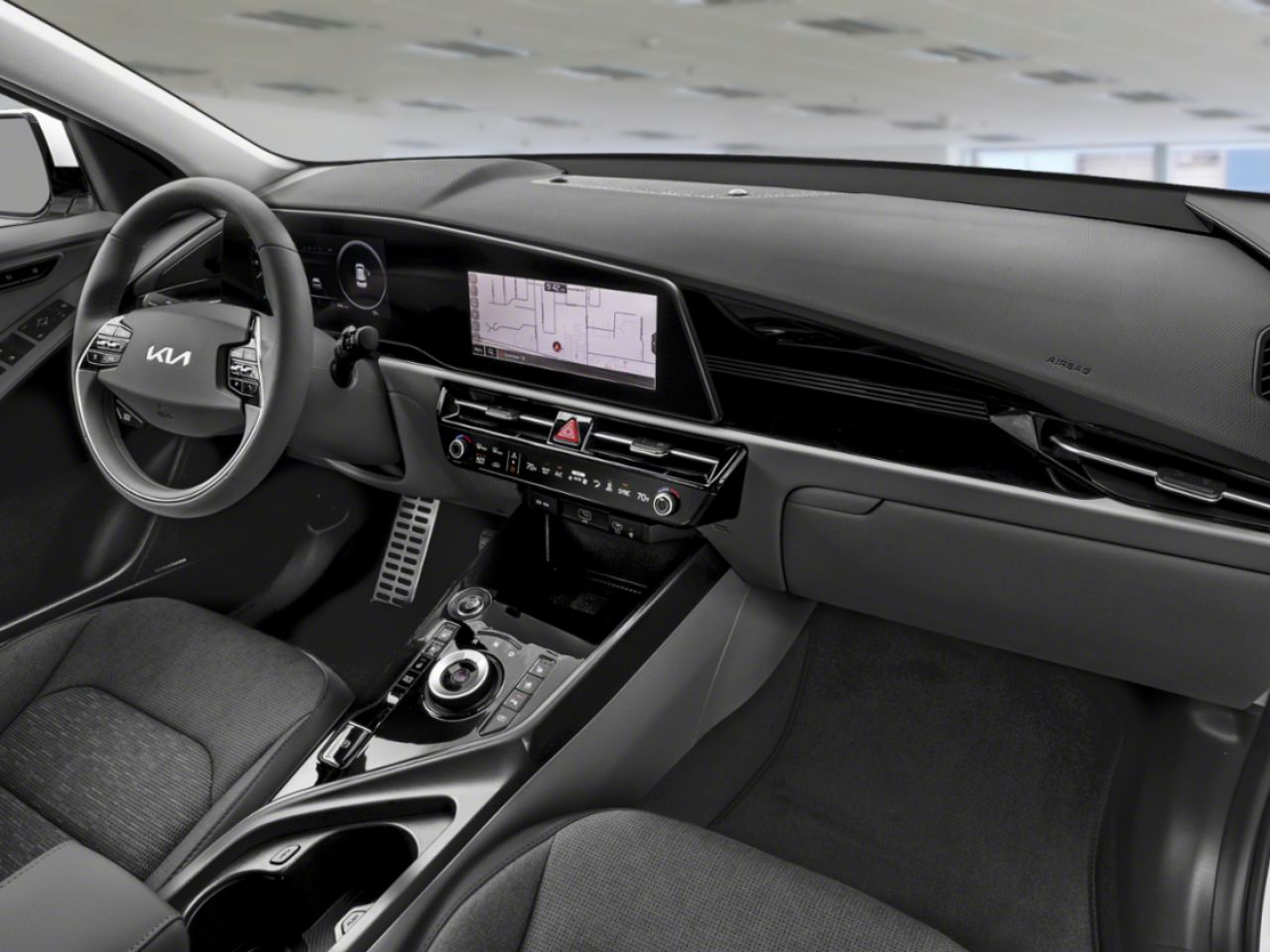Kia Niro &eacute;lectrique 2026 Gris interstellaire Blainville - photo #8