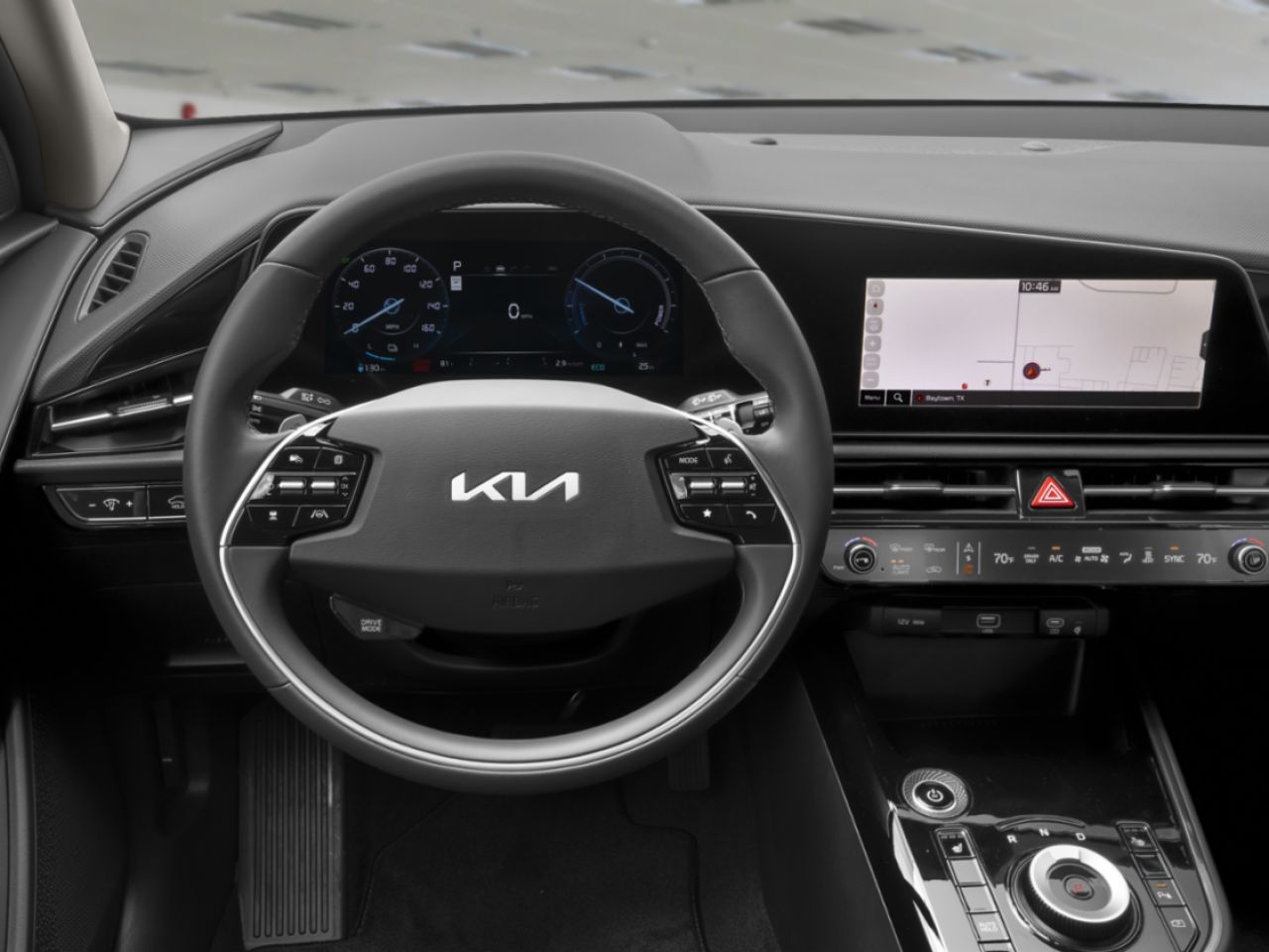 Kia Niro &eacute;lectrique 2026 Vert paysage urbain Blainville - photo #4