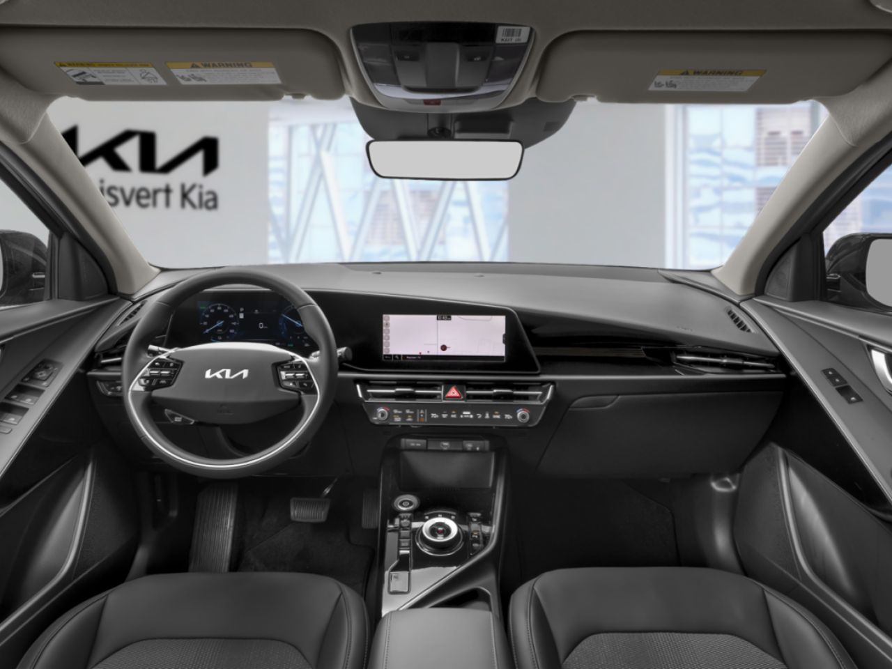 Kia Niro &eacute;lectrique 2026 Vert paysage urbain Blainville - photo #12