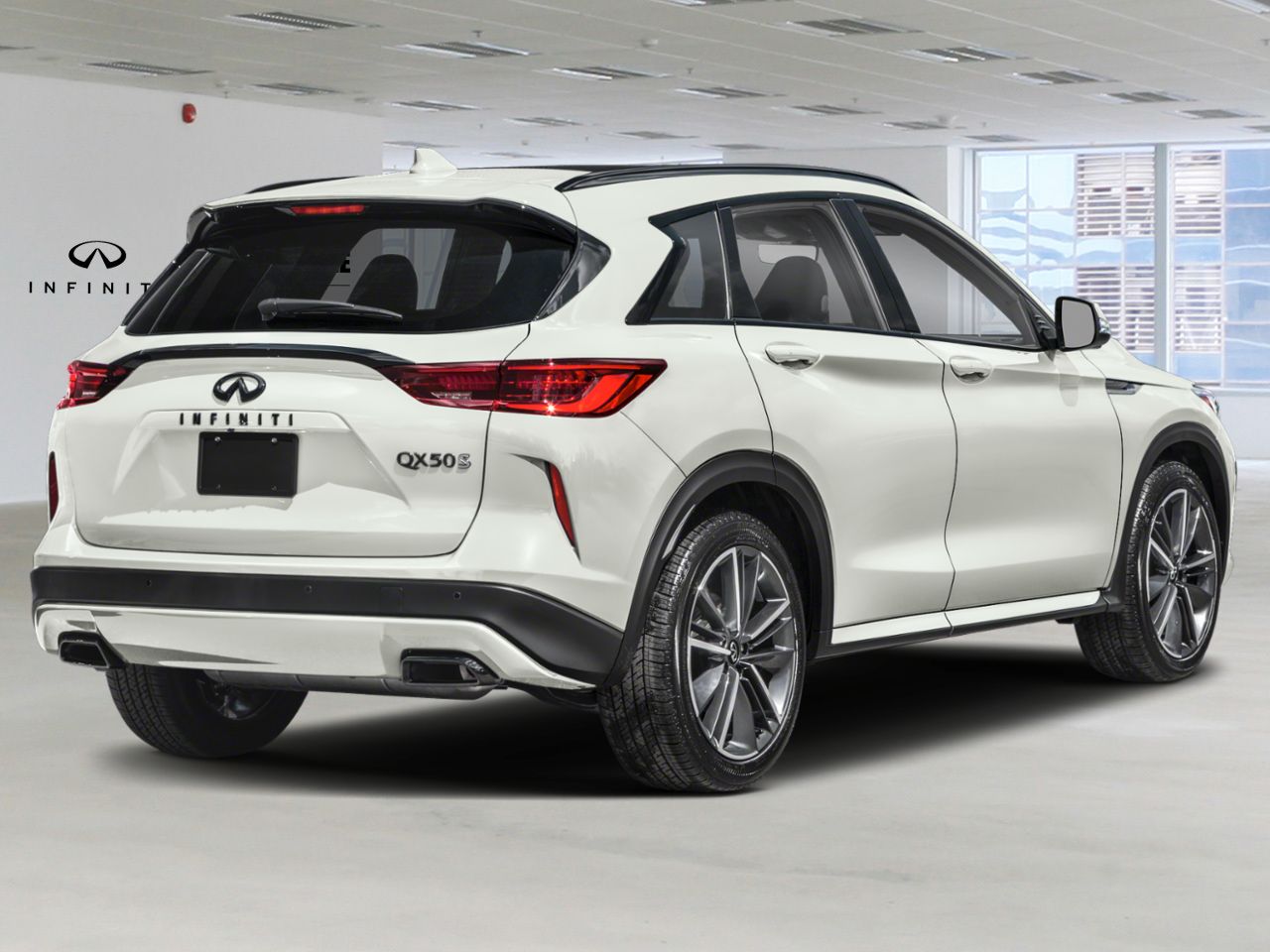 2025 INFINITI QX50 Radiant White Pearl Tintcoat Blainville - photo #2