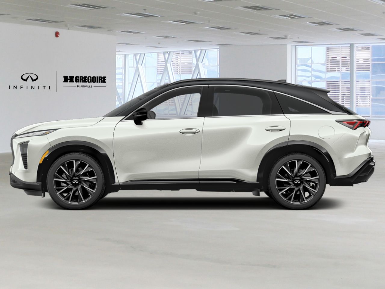 INFINITI QX65 2027 Blanc brillant/Noir obsidienne Blainville - photo #1