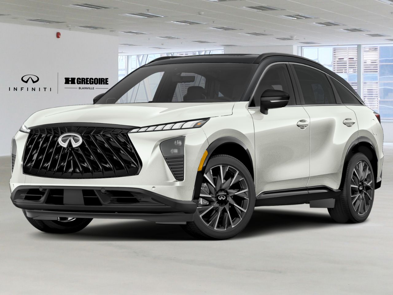 INFINITI QX65 2027 Blanc brillant/Noir obsidienne Blainville - photo #0