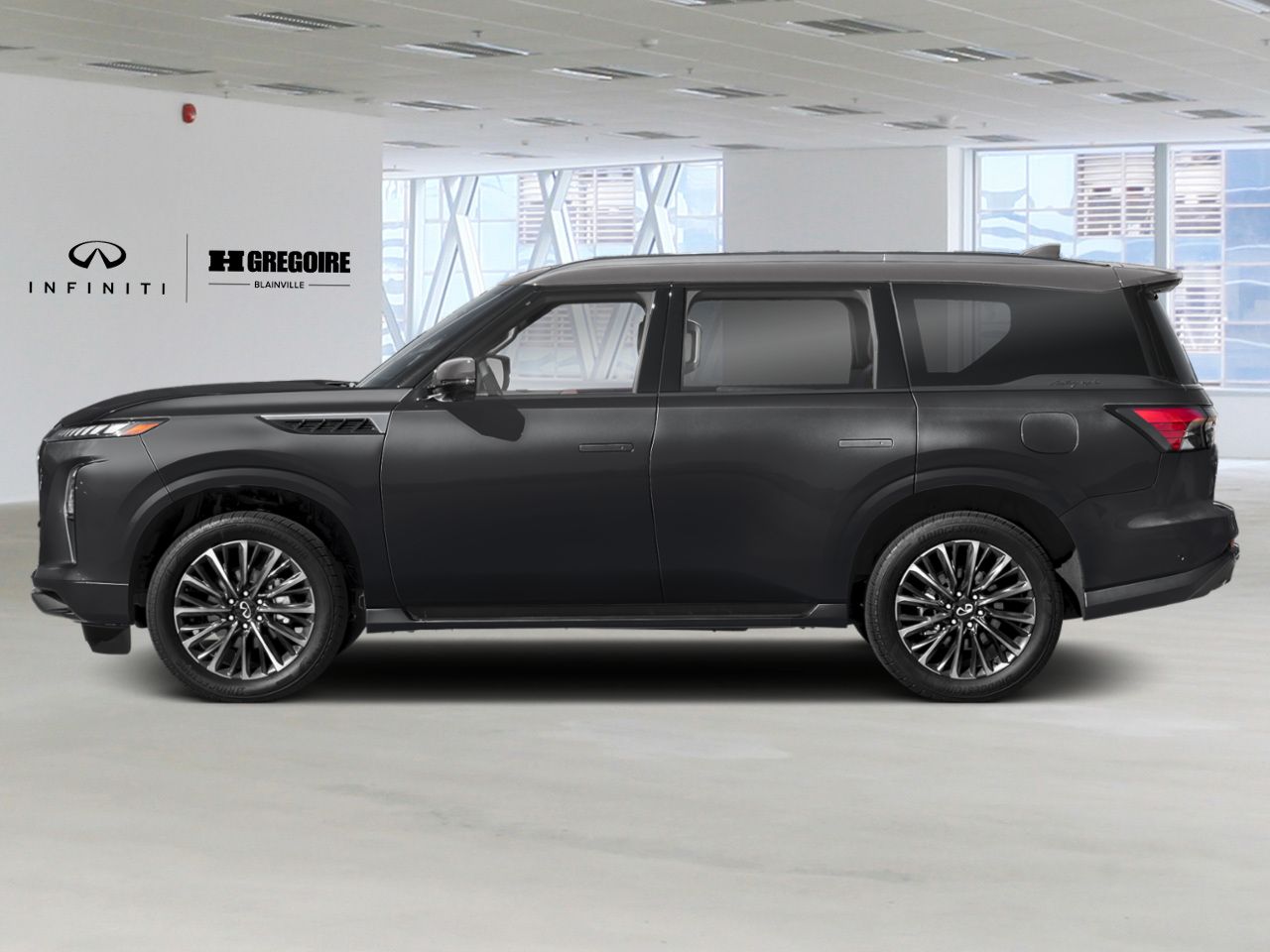 INFINITI QX80 2026 Graphite ombr&eacute;/Noir min&eacute;ral Blainville - photo #1