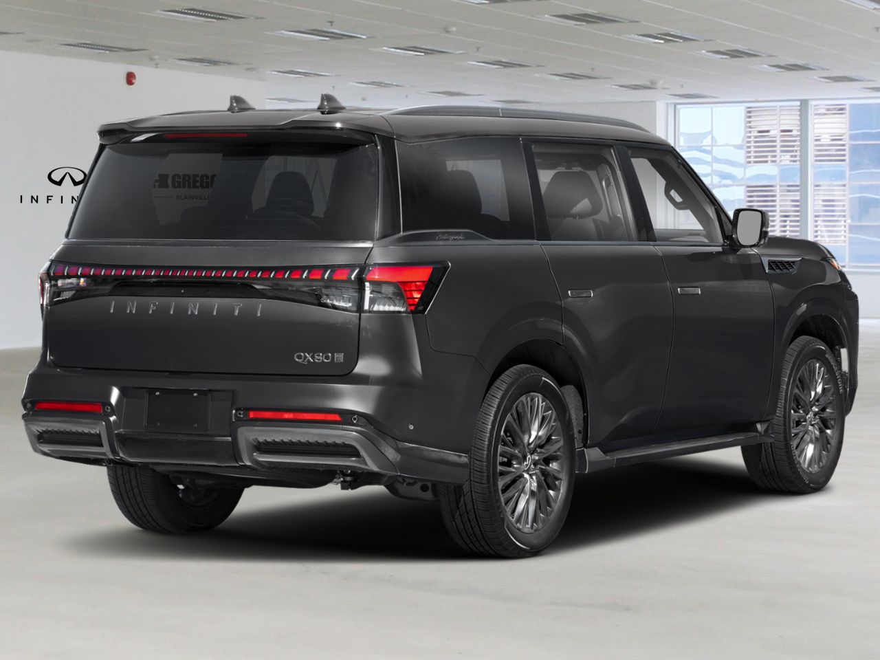 INFINITI QX80 2026 Graphite ombr&eacute;/Noir min&eacute;ral Blainville - photo #2