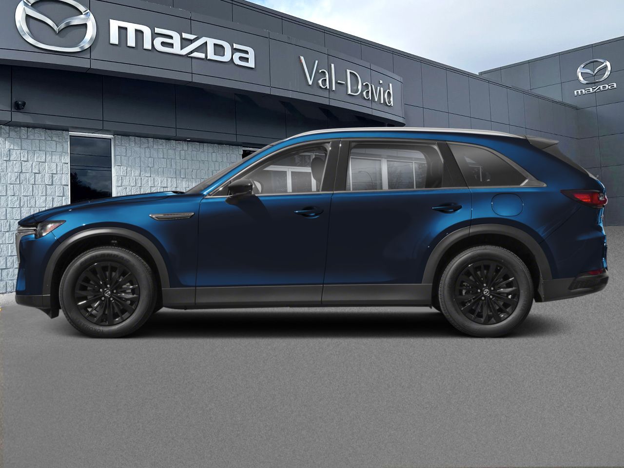 Mazda CX-90 hybride l&eacute;ger GS-L TI 2026 Bleu cristal fonc&eacute; mica Val-David - photo #2