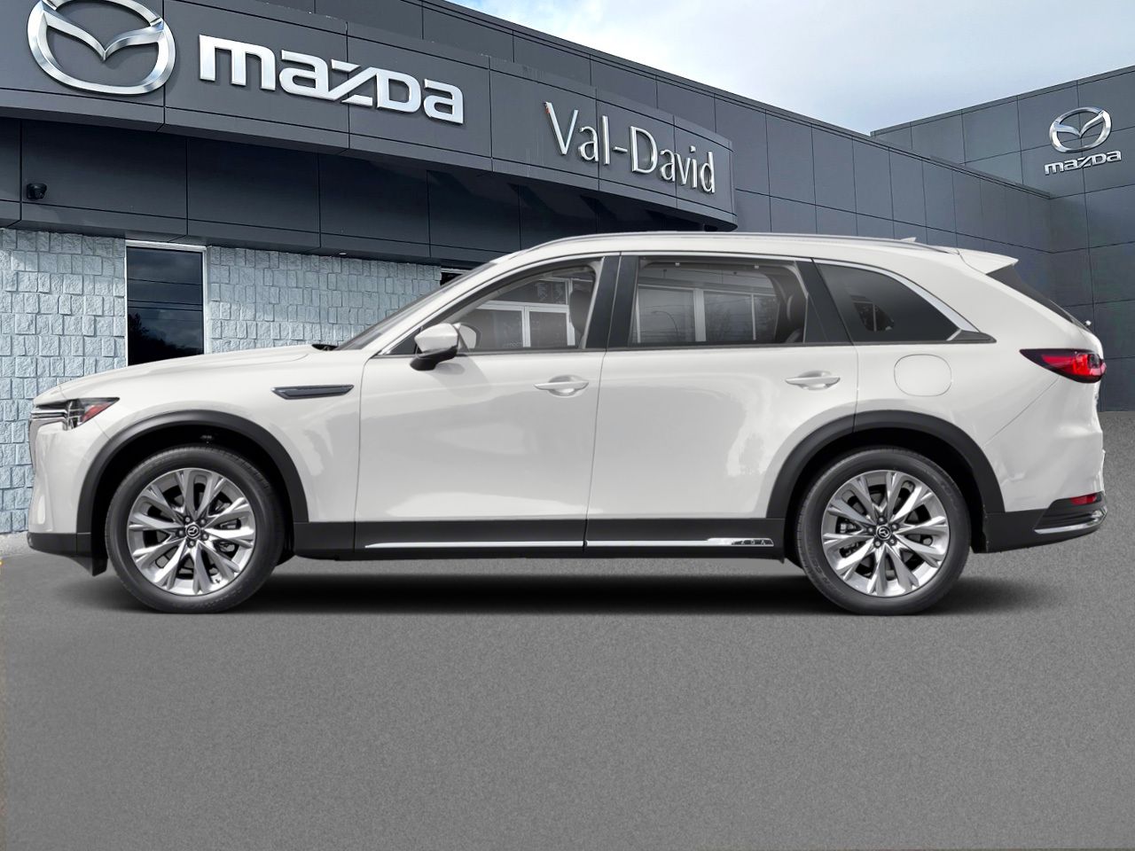 Mazda CX-90 hybride l&eacute;ger GT TI, MHEV 2026 Blanc Val-David - photo #2