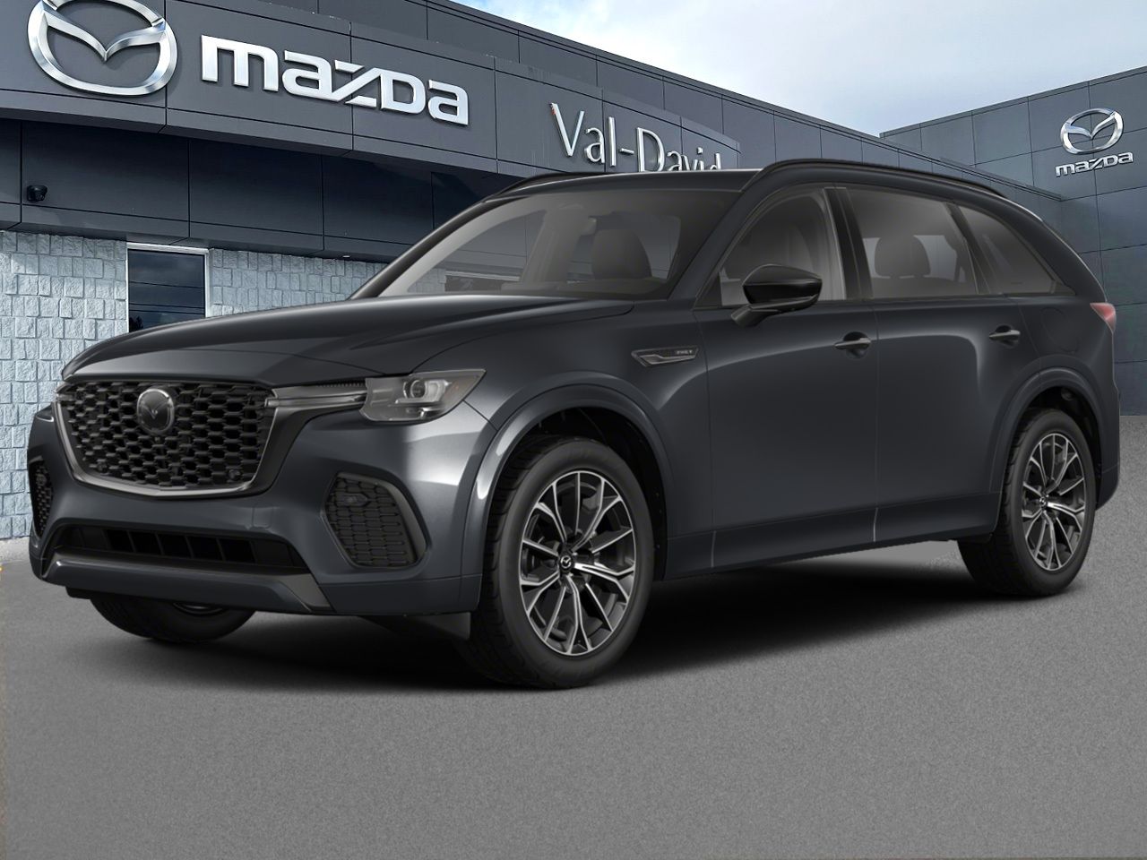 Mazda CX-70 hybride rechargeable GT TI 2026 Noir de jais mica Val-David - photo #0