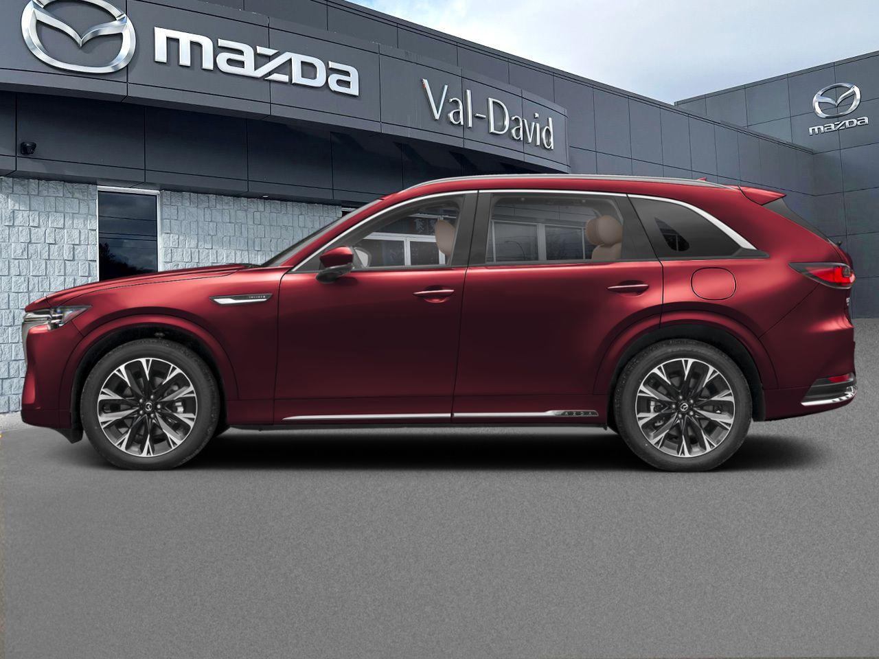 Mazda CX-90 hybride l&eacute;ger Signature TI, 7 passagers, 2026 Rouge artisanal m&eacute;tallis&eacute; Val-David - photo #1