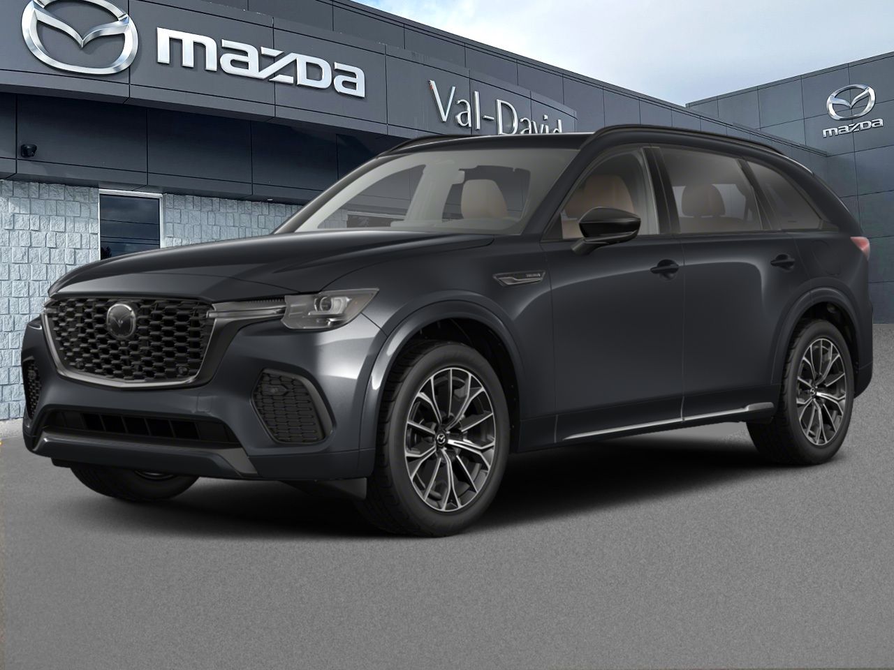 Mazda CX-70 hybride l&eacute;ger Signature TI 2026 Noir de jais mica Val-David - photo #0