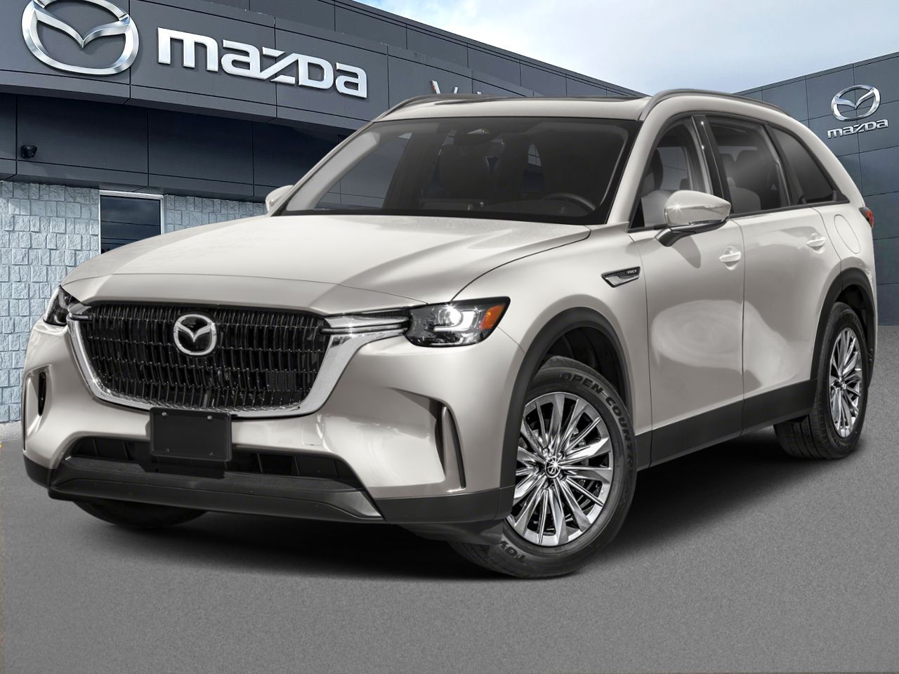 Mazda CX-90 hybride rechargeable GS-L TI 2026 Quartz platine m&eacute;tallis&eacute; Val-David - photo #0