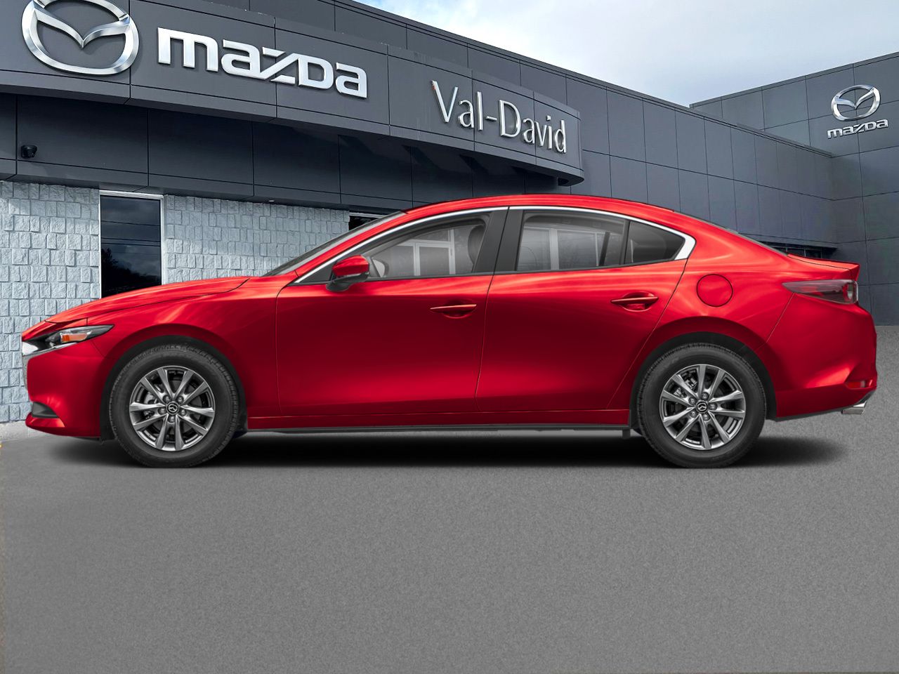Mazda Mazda3 GS TI i-ACTIV BA 2026 Rouge vibrant cristal m&eacute;tallis&eacute; Val-David - photo #1