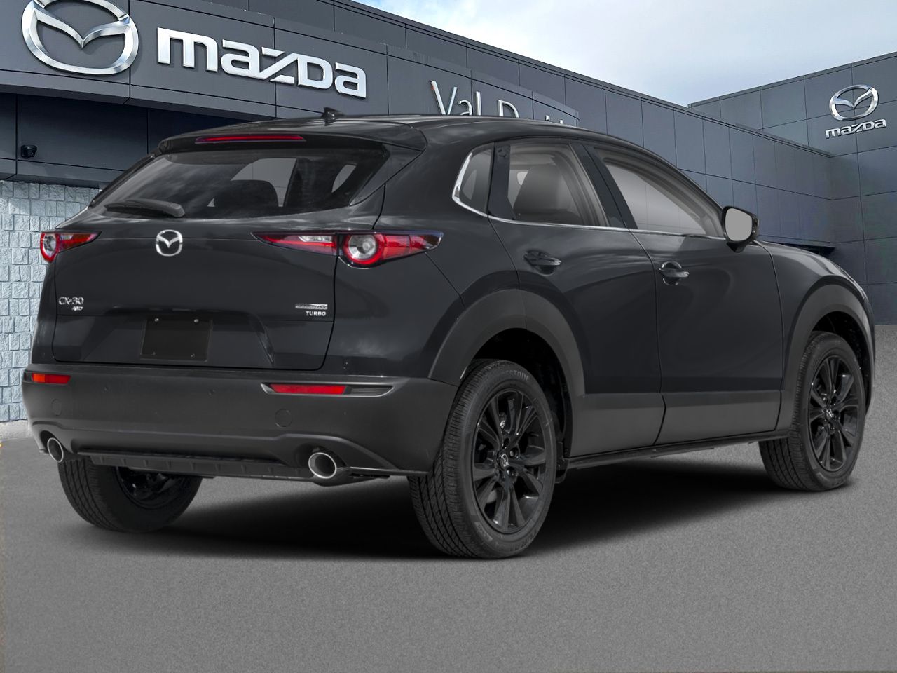 2026 Mazda CX-30 GT turbo, awd, toit ouvrant, &Eacute;cran 360 degr&eacute;, Navigation, chargeur sans fil pour cellulaire Jet Black Mica Val-David - photo #2