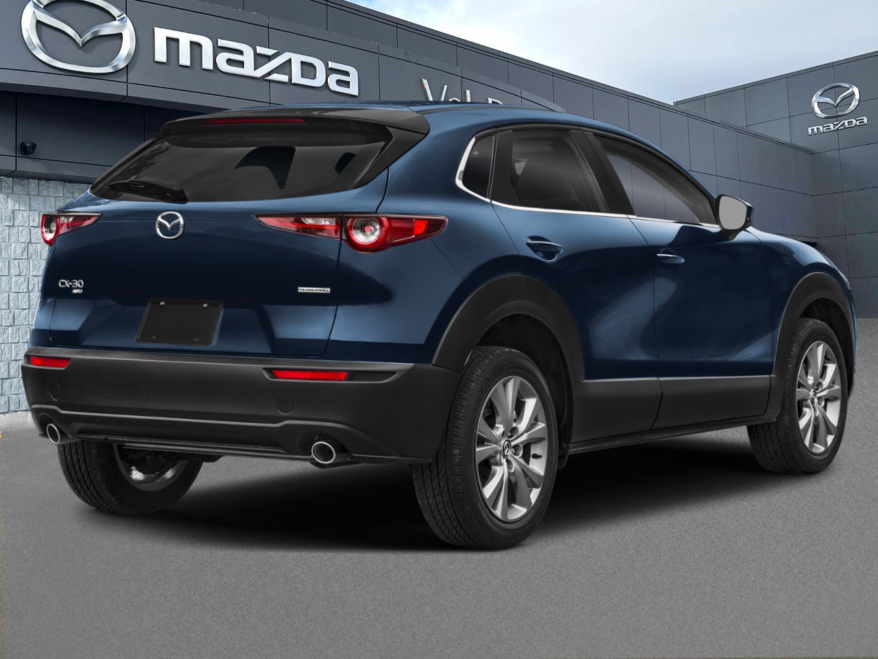 2026 Mazda CX-30 GS TI Deep Crystal Blue Mica Val-David - photo #2